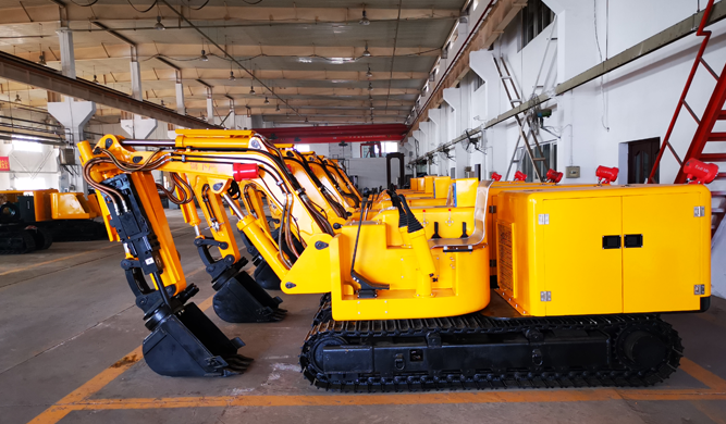 Гидравлический шахтный экскаватор1